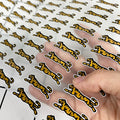 2024 Custom High Density Heat Transfer Printing 3D Silicone Patches Iron-on Logo Designs for Hats and Garments