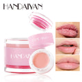 Double Care 2 in 1 Lip Scrub and Balm Set Moisturizing Exfoliating Cream Long Lasting Lips Care Cosmetic Gift