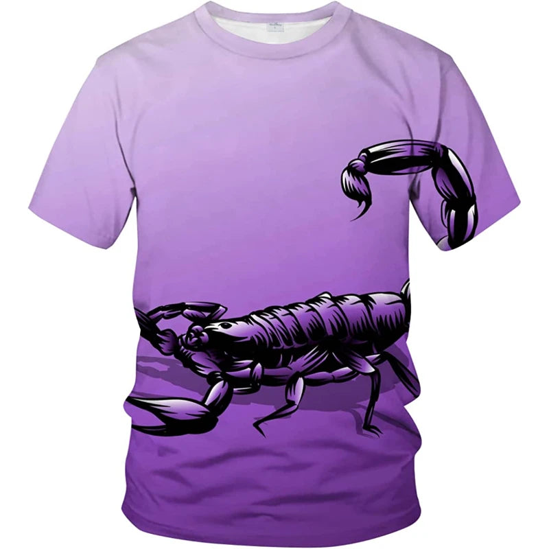Fitspi Unisex 3d Digital Print T-shirt Summer Casual Crew Neck Tee Shirt Wholesale