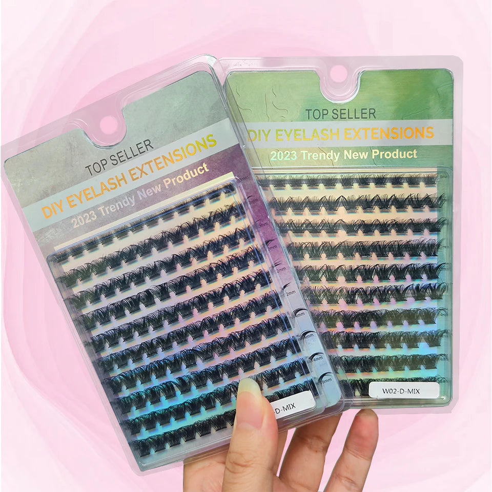 Wholesale Diy Lash Cluster Kit Lashes Diy Oem Soft 3D 5D Wispy Cluster Lash Extension