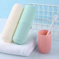 Eco-friendly Outdoor Portable Plastic Injection Wash Cup Toothbrush Case Toothpaste Storage Box