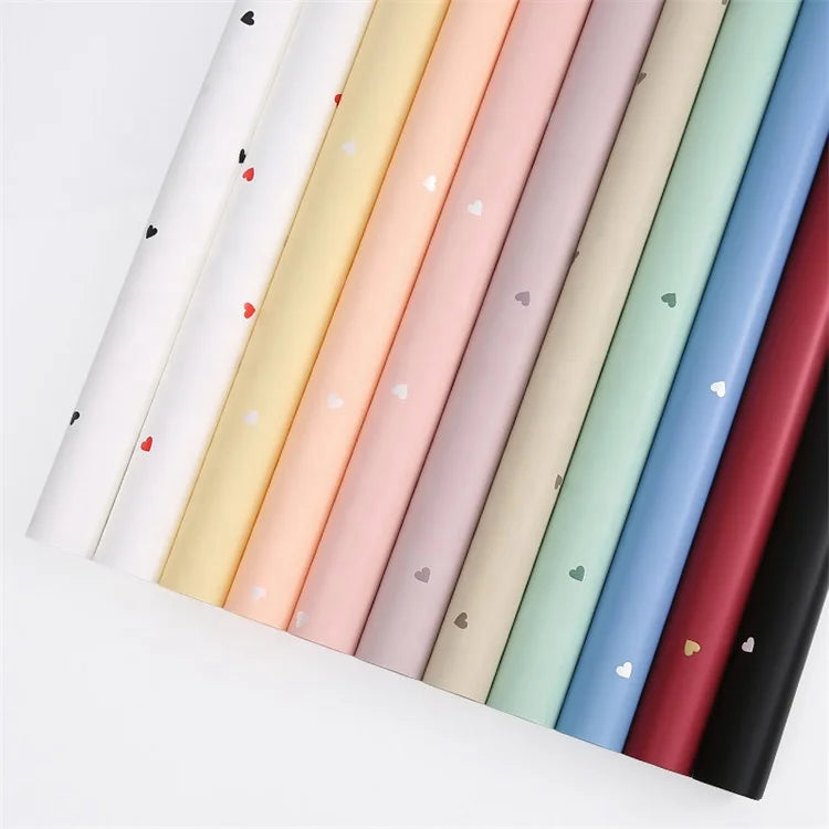 Eco Friendly Wrapping Tissue Paper for Candy Present Wrapping Custom Printing Vintage Wrapping Paper Dot Bouquet Gift Packaging