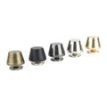 4pcs 10 X 7mm Handbag Bottom Protecting Feet Nail Bucket Shape Flat Studs Screw Back Spikes Rivets Leather Craft Bag Purse Decor