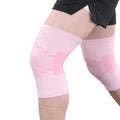 Best Selling Wholesale Comfortable Knitting Volleyball Crawling Knee Support pink Compression Breathable Protection Knee Sleeve