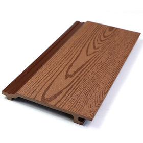 Co-extrusion WPC Exterior Wall Cladding & Panels-Waterproof Villa Wall Panels with Textures & 3D Wood Grain Fireproof