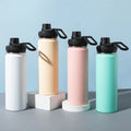 2023 Stocked Customized Logo 32/40oz Wide Mouth Double Wall Stainless Steel Eco-Friendly Vacuum Flask Insulated Water Bottle