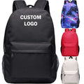 Promotional Lightweight Custom Logo Design Foldable Unisex Activities Sublimation Polyester Backpacking School Backpacks
