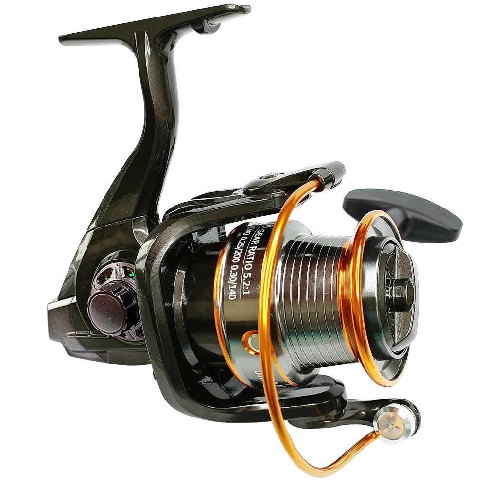 Newbility Surfcasting 3000 4000 5000 6000 7000 10000 12000 12+1BB 5.2:1 Gear Ratio Saltwater Spinning Big Game Fishing Reel