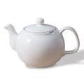 Custom Wholesale Large White Porcelain Tea Pot Set with Lid Chinese Kettle Ceramic Teapot