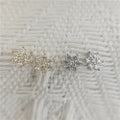 2025 S925 Zircon Stone Flower Earrings Sets for Women Jewelry Earrings