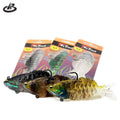 Hangxiang Custom Multi-section Soft Fish Bait 10cm 21g Tossing Pack Lead Soft Lure Soft Bait Mandarin Fish Lures
