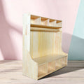 Classroom Wooden Kids Wardrobe Furniture Cabinet Storage Organizer for Kids Cloth and Bag Montessori Furniture