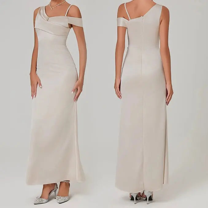 High-end White Fishtail Wedding Dress Engagement Lace Decoration Summer Top Registration Chapel Train Floor-length