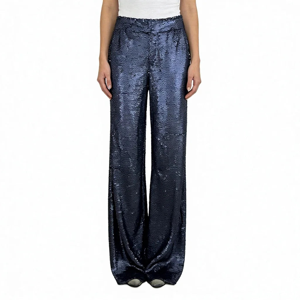 Suitable for Parties Whole Sale Pants Sequin Pants Wide Leg Pants for Women