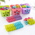 Bset Price Clothespin 2024 Wholesale Durable Portable Multifunctional Mini Plastic 30 Clothes Laundry Flexible Sock Plastic Pin