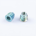 M4 M5 M6 M8 Zinc Alloy Galvanized Threaded E Type Insert Nut Wood Insert Nuts for Furniture