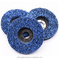 100*16mm Abrasive Tools Poly Strip Wheels Paint Rust Removal Blue Black Purple Clean Angle Grinder Discs