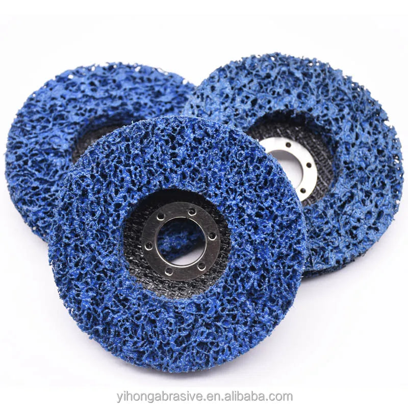 100*16mm Abrasive Tools Poly Strip Wheels Paint Rust Removal Blue Black Purple Clean Angle Grinder Discs