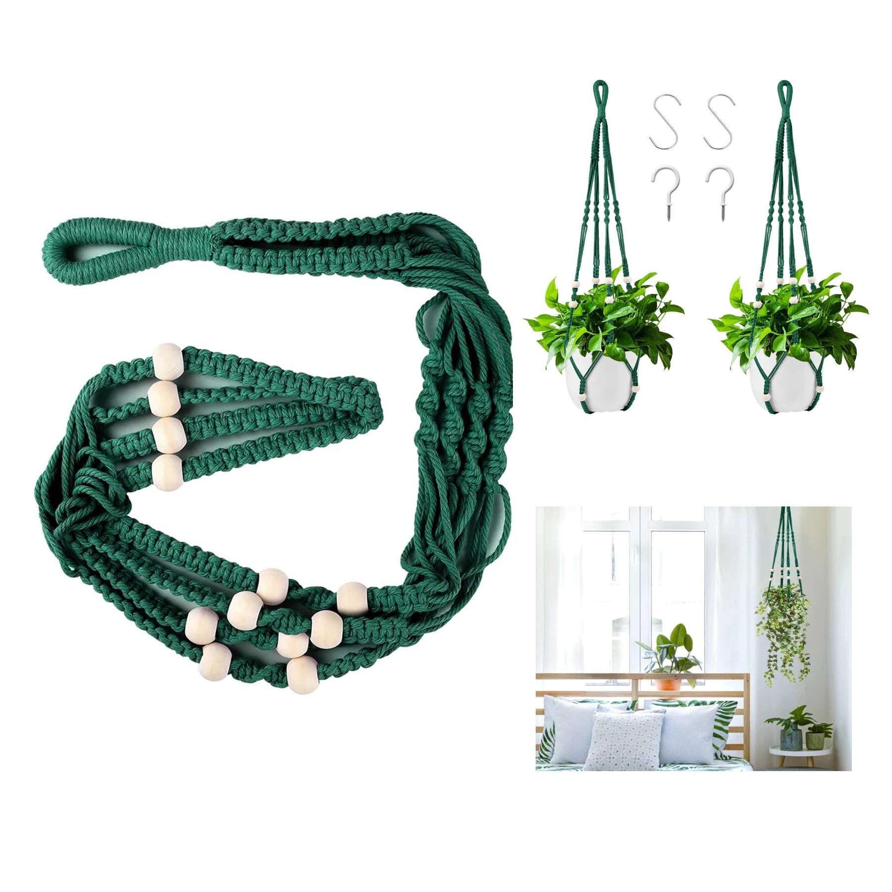 Wholesale Flower Pot Holder Hanging Planter Basket Macrame Plant Hangers