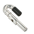 Nickel-Plated Flute Curved Head Joint Musical Instrument Accessories Headjoints Replacement Part