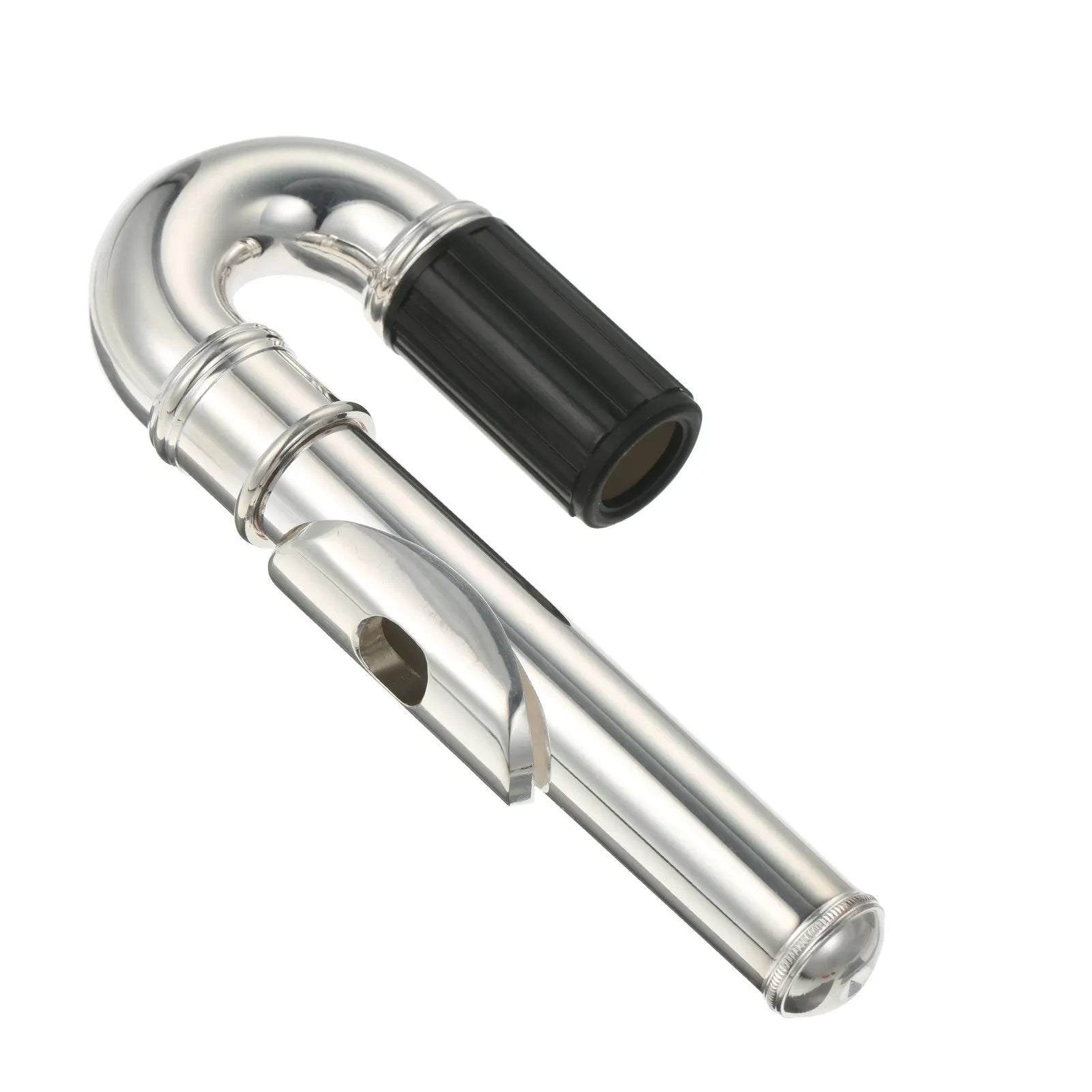 Nickel-Plated Flute Curved Head Joint Musical Instrument Accessories Headjoints Replacement Part