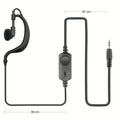 TechSide Factory Price Headset Microphone 1-Pin 2.5mm for Two-Way Radios Compatible with TS-T3 Model TSAUD Made in China