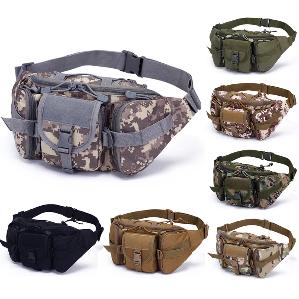 Hotsale Fashion Design Tactical Chest Bag Multifunction  Fishing Hunting  Bumbag Outdoor  Sports Cycling Waist Bag