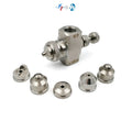 YS New Conventional air Atomizer Stainless Steel air Atomizer Atomizer Cleaning Nozzle Humidification Cleaning Equipment Parts