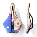 PU Leather Big Bum Spring Saddle Hollow Bike Seat Cushion Comfortable Soft Mountain Bicycle Saddle
