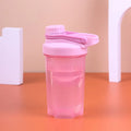 500ml Portable Direct Drinking Plastic for Shaker Bottle with Handle Lid for Gym Sports and Camping Boiling Water Applicable