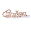 Women Garment Clothing Suit Accessories Diamond Rhinestone Brooches in Bulk Brooch Pin Letter Crown Queen Brooch