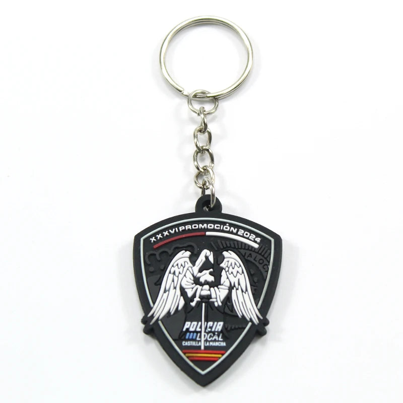 Fast Customization Fashion Rubber Keychain 2d 3d Soft Pvc Key Chain Personalized Silicone Keychain