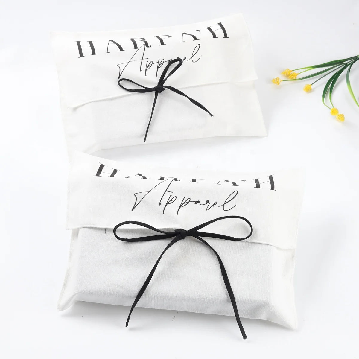 Luxury Cotton Canvas Envelope Pouch Shoe Dust Bag Envelope Shoes Packaging Bag
