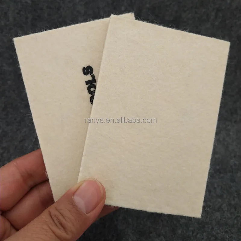 100% Wool Felt Squeegee 10mm 12mm 20mm Thickness 70*100mm Felt Edge Squeegee