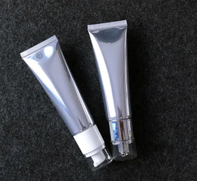 Customized Size 50ml Plastic Squeeze Tube Cosmetic Squeeze Tube Hand Cream Aluminum Plastic Cosmetic Tube