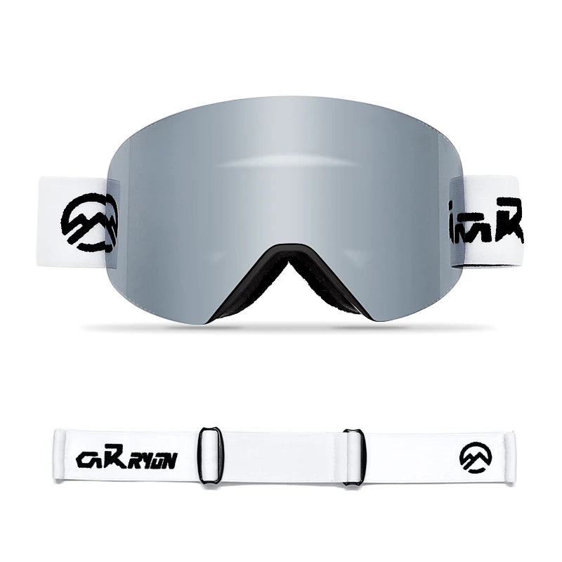 Yijia Optical Ski Glasses Anti-Fog UV400 Magnetic Lens Snowboard Snow Goggles OTG for Men Women Adult Wholesale Ski Goggles
