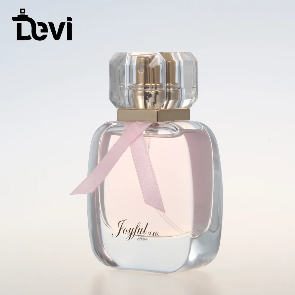 Devi Complete Production Line Perfume Bottles 30 ml Glass Spray pink Bow Perfume Bottle