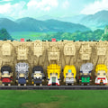 MOC7241-7247 Japanese Senju Hashirama  Tobirama Anime MOC Bricks Juguetes DIY Building Blocks Educational  Kids Toys for Boys