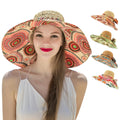Fashion Boho Beach Hat Sunshade Ladies Sun Wide Brim Hat Breathable Bucket Hat