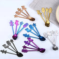 Creative Stainless Steel  Christmas Spoon Set