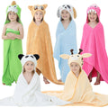 Michley Design Your Own Polyester Animal Microfiber Recycled Kids Hooded Towel Quick-Dry Child-Proof Bathroom Use MegaBDM