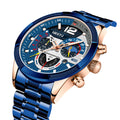 NIBOSI 2397 Luxury Business Quartz Watch Luminous Stainless Steel Men Watch Customize Logo  Wristwatch