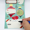 Low Price Permanent Adhesive Stickers for Writing Labels Waterproof PVC Material for Candle Craft & Photo Frame Use