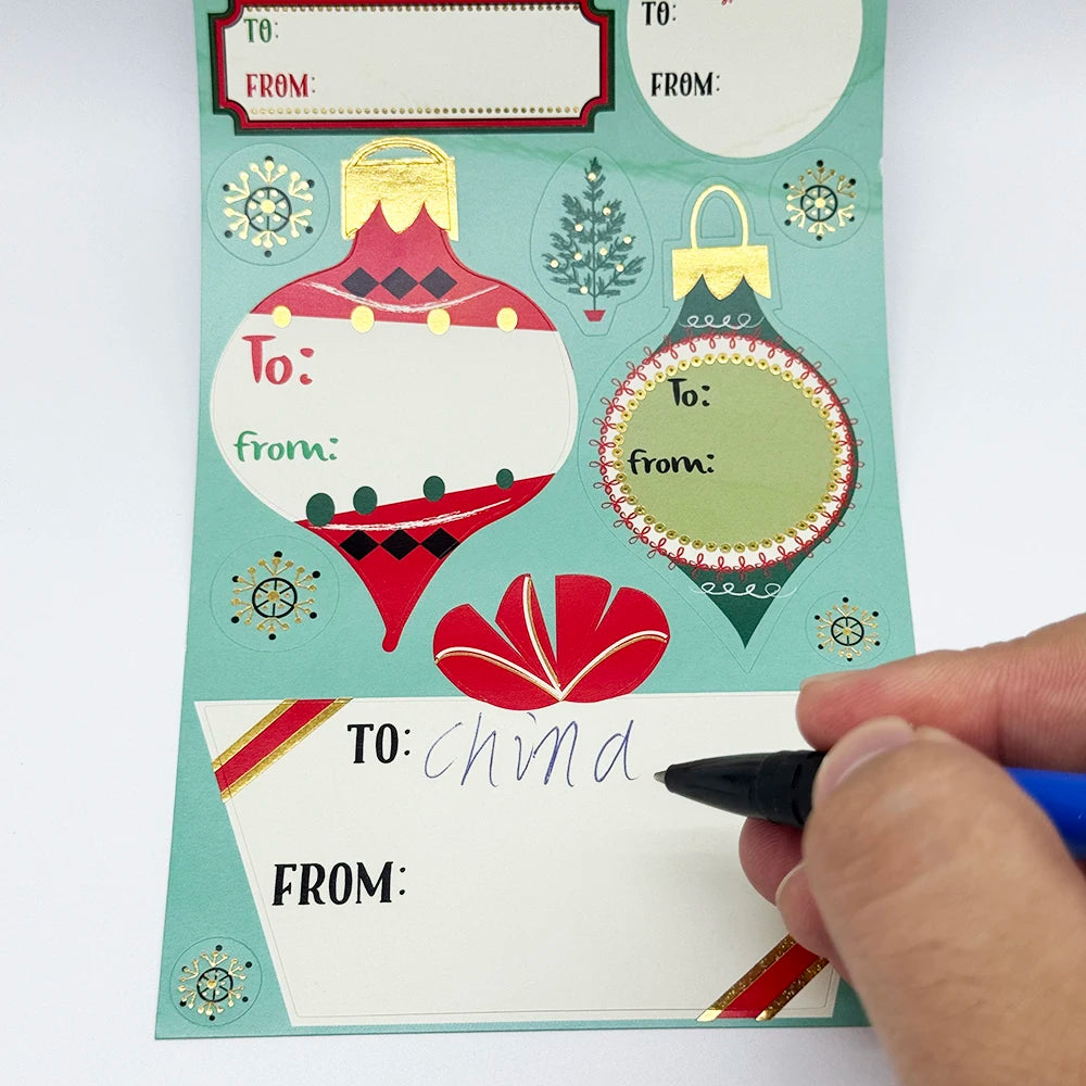Low Price Permanent Adhesive Stickers for Writing Labels Waterproof PVC Material for Candle Craft & Photo Frame Use