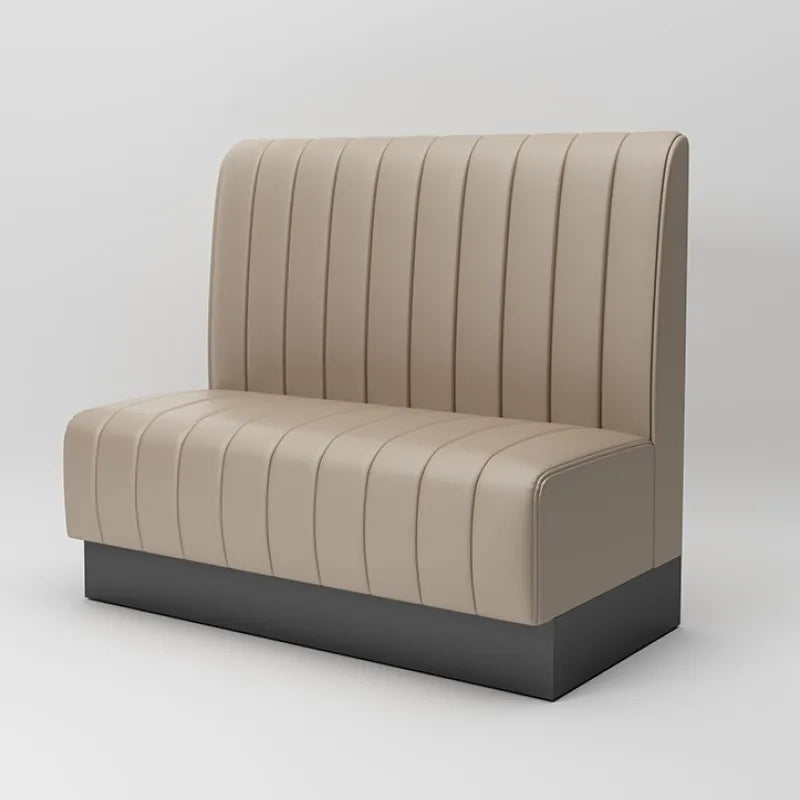 Commercial Use Double Side Restaurant Booth Seating Fast Food Sofa