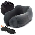 House Sundries Neck Pillows Cervical Healthcare Bedding Soft Slow Rebound Space Travel Pillow With Sleeping Mask Earplugs