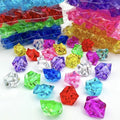 Multicolor Plastic Ice Cube Gems Jewels Acrylic Rock Crystals Treasure Diamonds Crystal Crafts