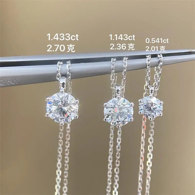 Wholesale Lab Grown Diamond 18K Gold Pendant CVD AU750 | Minimalist Necklace for Women Daily Gift