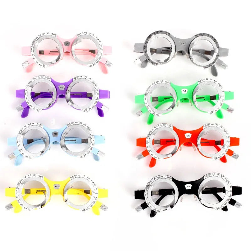 China Supplier Universal Plastic Multifunction Ophthalmic Optometry Equipment Optical Trial Lens Adjustable Frame for Eye