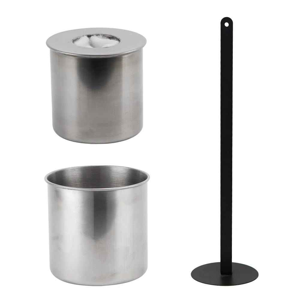 Round Big Stainless Steel Cup for Big Fireplace
